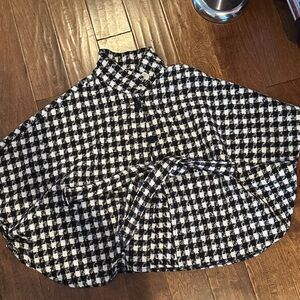 Juicy Couture Black and White Houndstooth Fabric